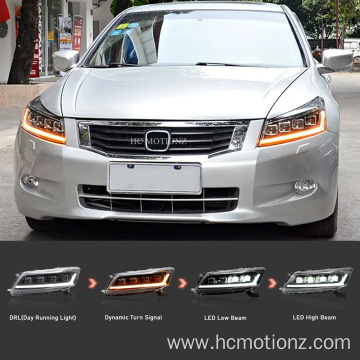 HCMOTIONZ 2008-2012 Honda Accord Head lights LED